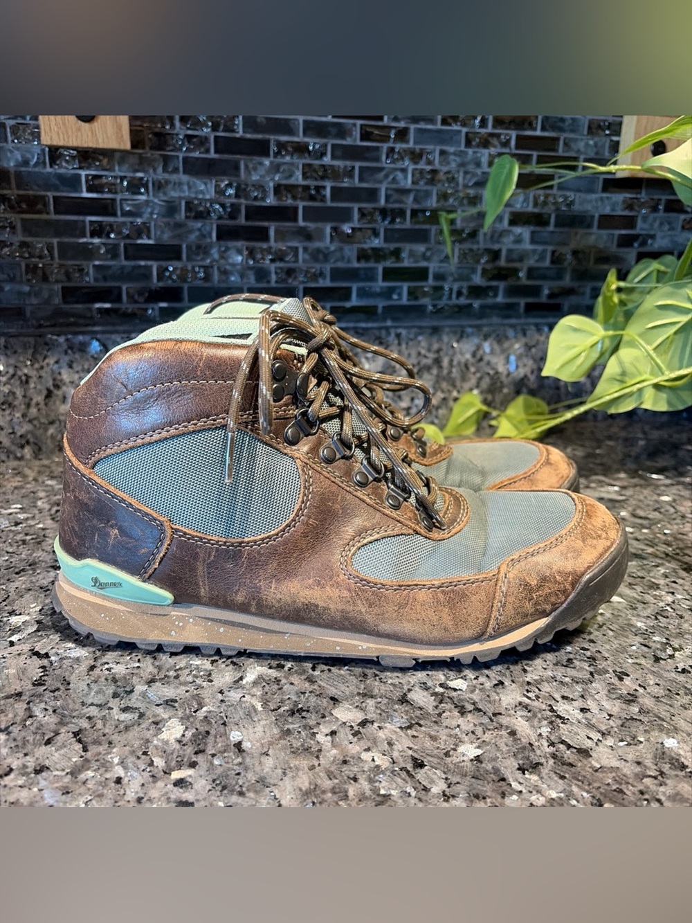 Danner Jag Womens Size 9 Waterproof Hiking Boots Brown Leather 37240 Gorpcore